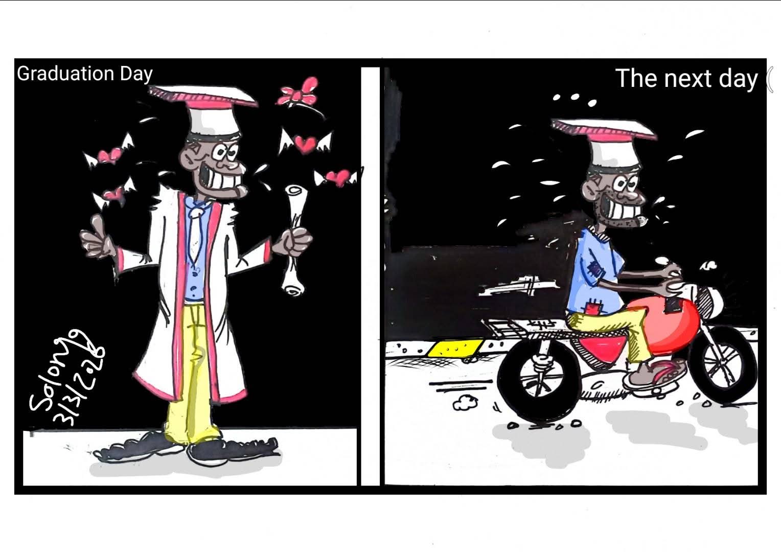 Graduation day — and the next day by Solongo