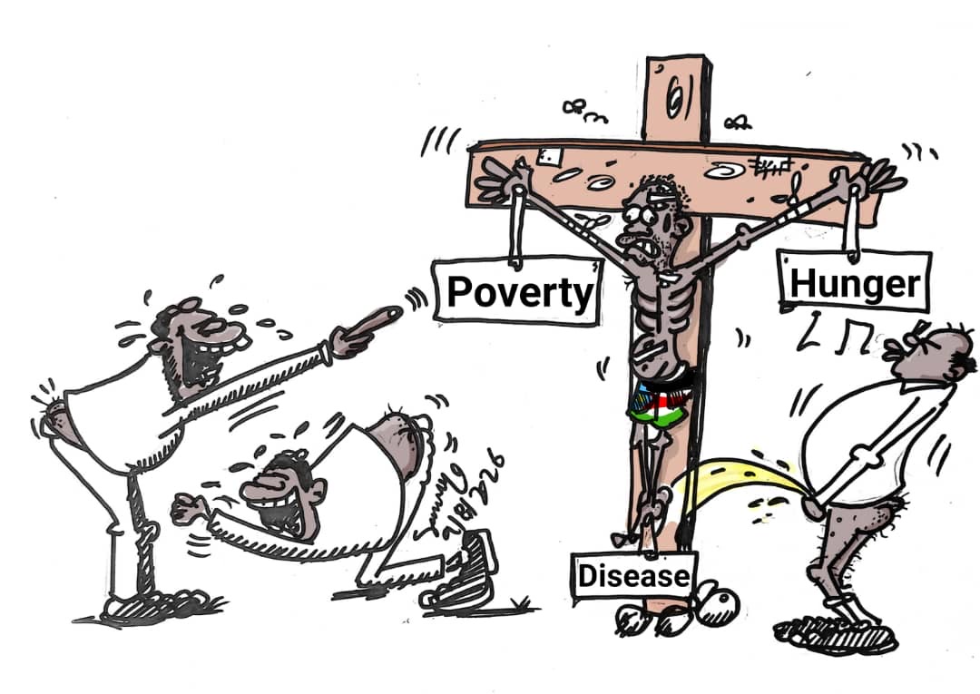 Poverty, hunger and disease by Solongo