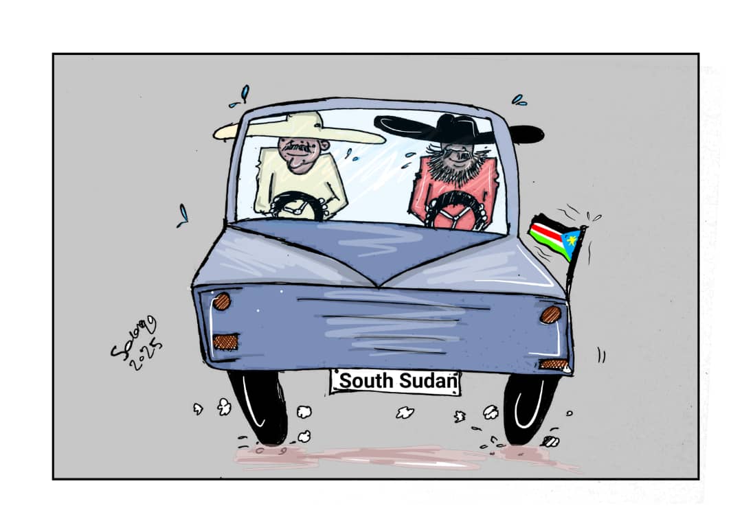 South Sudan with two drivers by Solongo