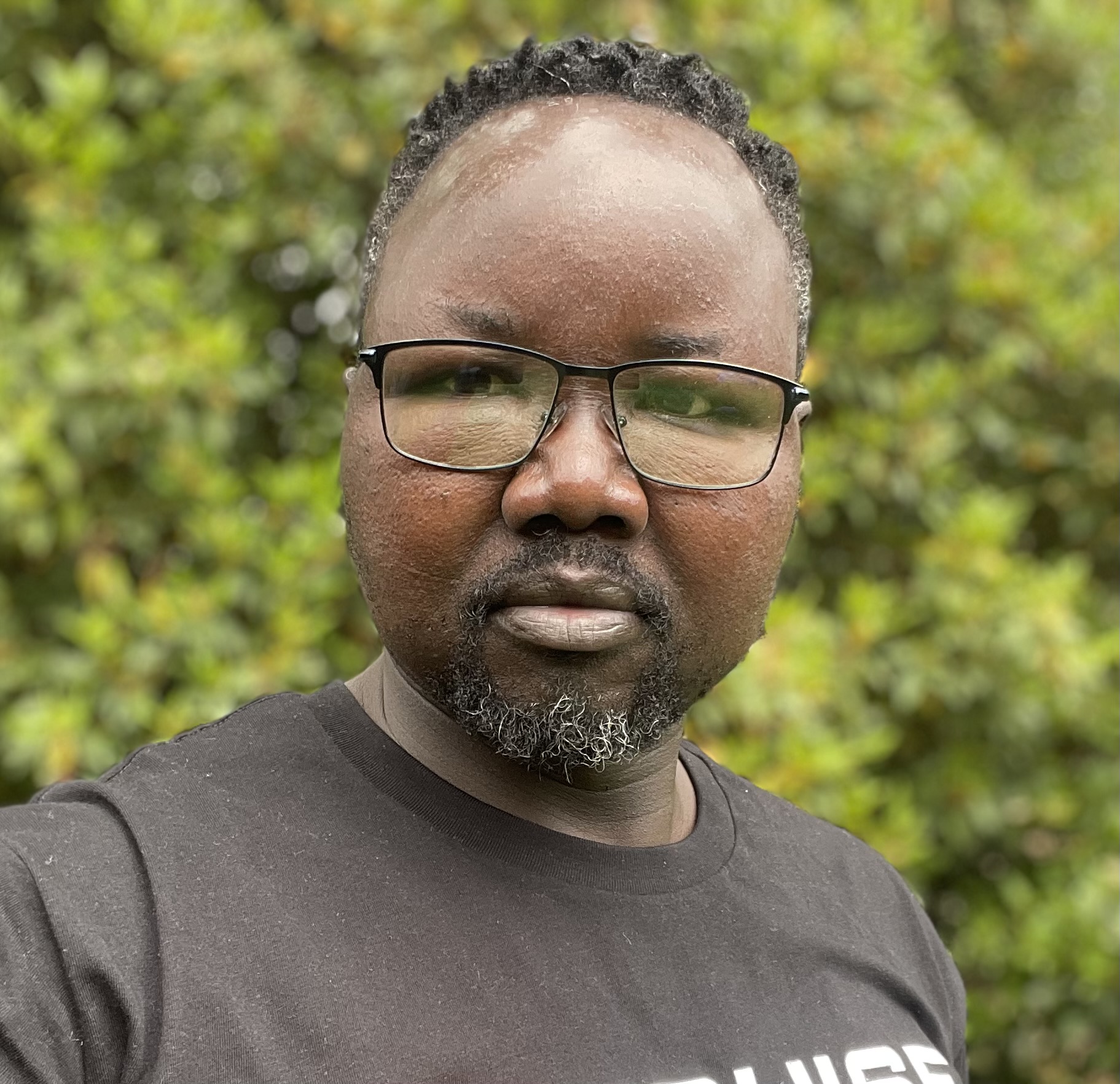 Portrait of Changkouth Mangij, founder and publisher of South Sudan Press