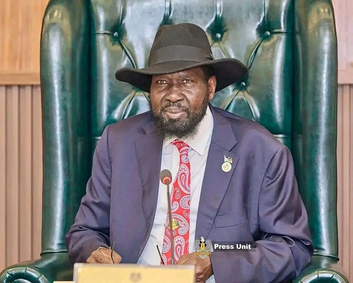 President Kiir in a supplied Press Unit file photograph