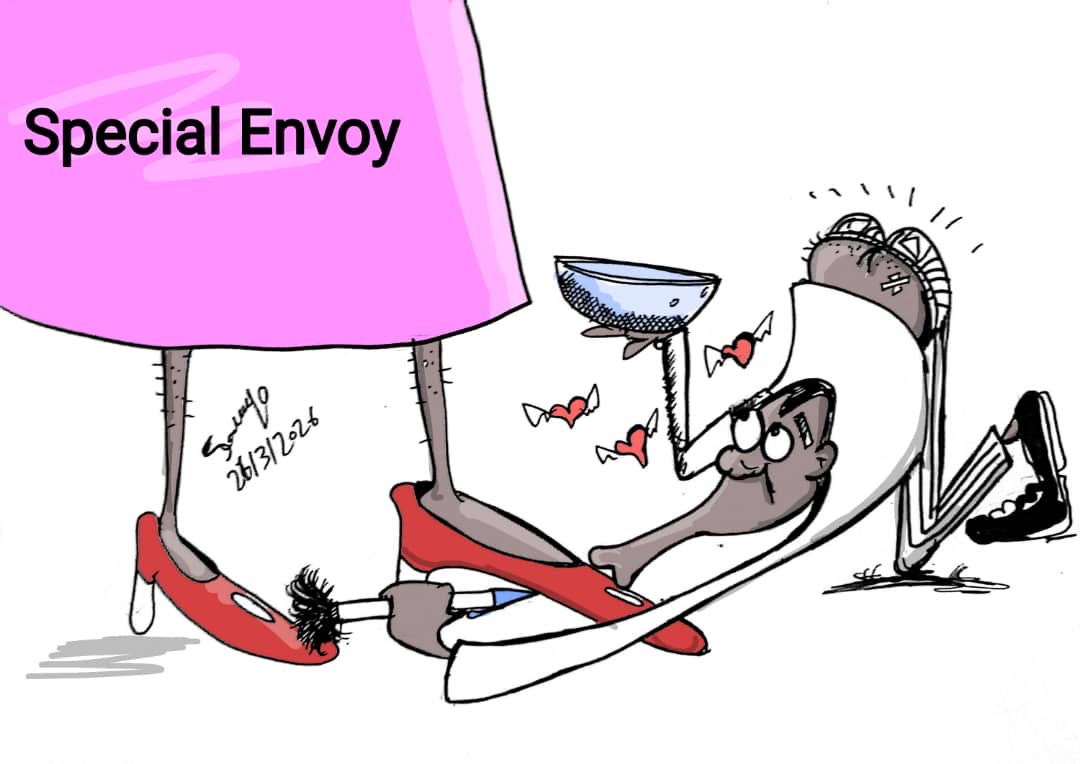 Solongo editorial cartoon titled Special Envoy