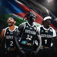 South Sudan Bright Stars basketball players